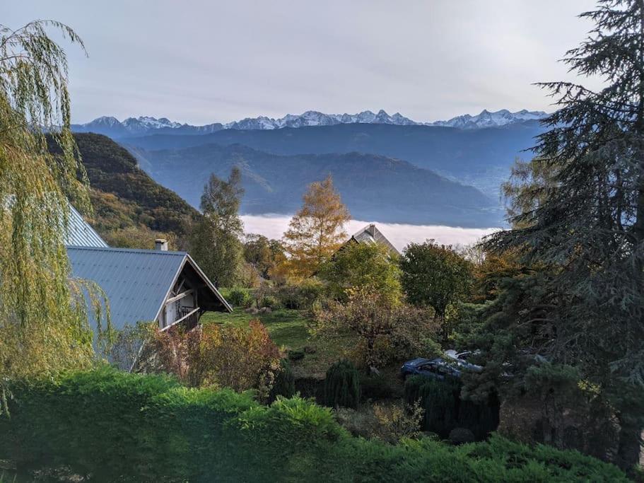 Maison Familiale En Montagne Avec Vue Merveilleuse Sur Le Massif De Belledonne Saint-Bernard  Exteriér fotografie